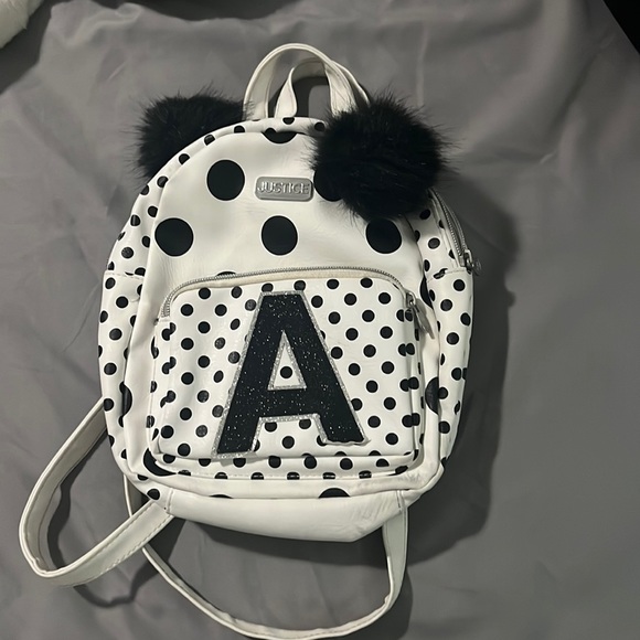 justice initial polka dot mini backpack School Ombre Foil (Letter M) go style shell love. Kids Justice Backpacks for Sale